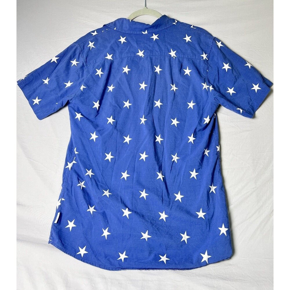 Tipsy Elves American Flag Button Down Shirt Patriotic USA Stars Stripes Men's M - Picture 3 of 7